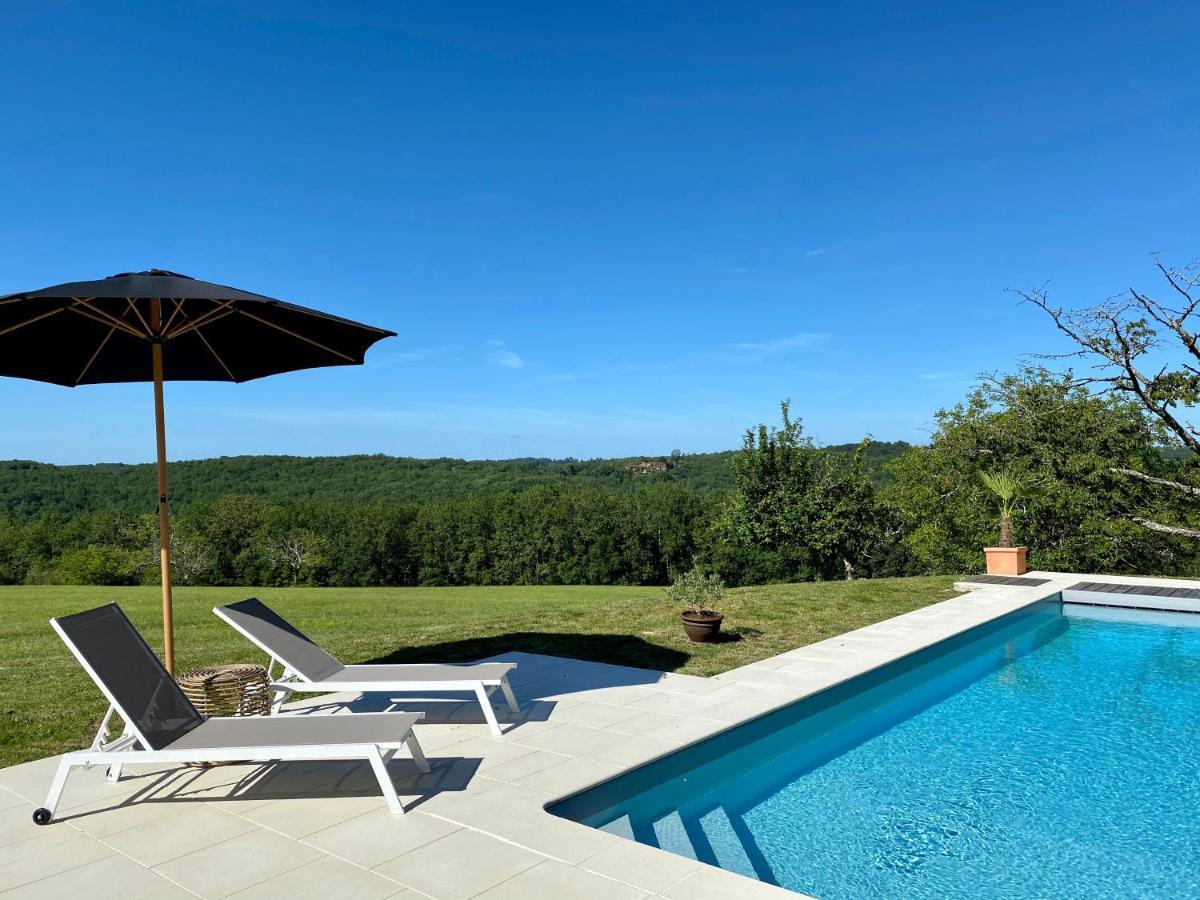 Domaine De Cazal - Gite 2 Pers Avec Piscine Au Coeur De 26 Hectares De Nature Preservee Villa Saint-Cyprien  Buitenkant foto