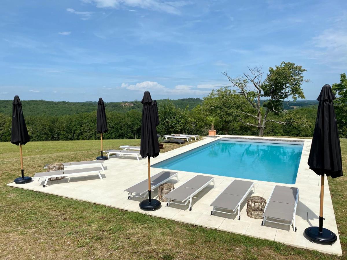 Domaine De Cazal - Gite 2 Pers Avec Piscine Au Coeur De 26 Hectares De Nature Preservee Villa Saint-Cyprien  Buitenkant foto